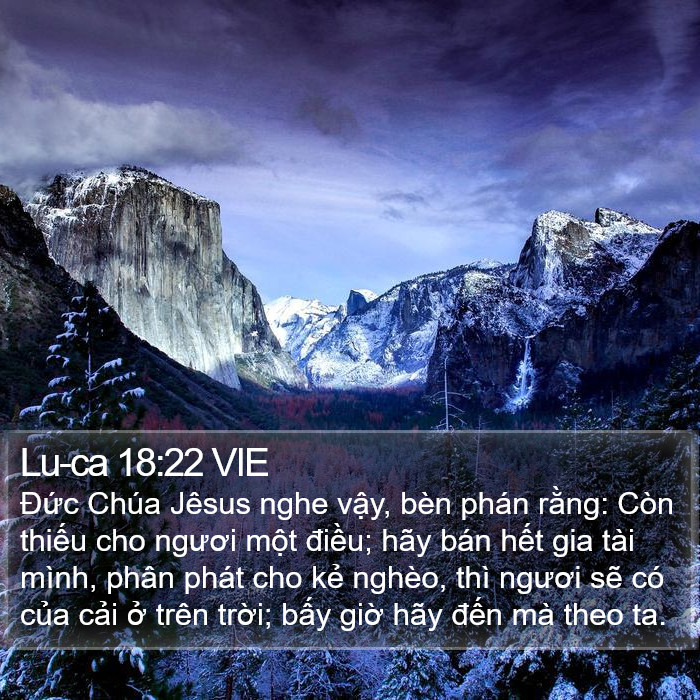 Lu-ca 18:22 VIE Bible Study