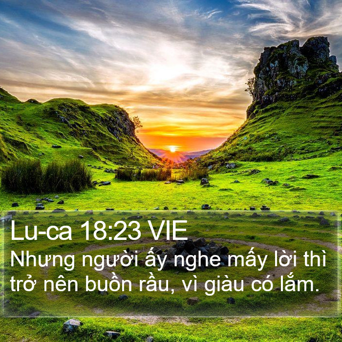 Lu-ca 18:23 VIE Bible Study