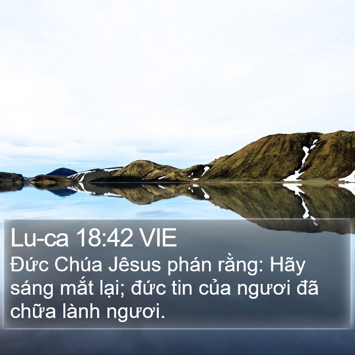 Lu-ca 18:42 VIE Bible Study