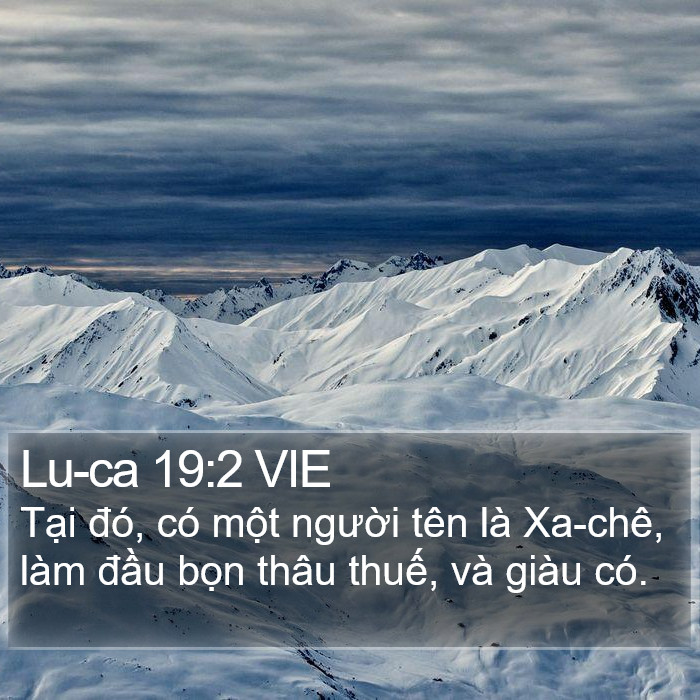 Lu-ca 19:2 VIE Bible Study