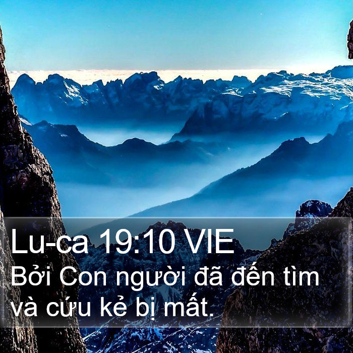 Lu-ca 19:10 VIE Bible Study