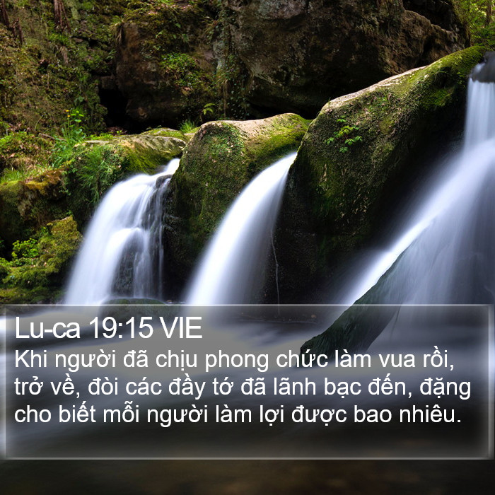 Lu-ca 19:15 VIE Bible Study