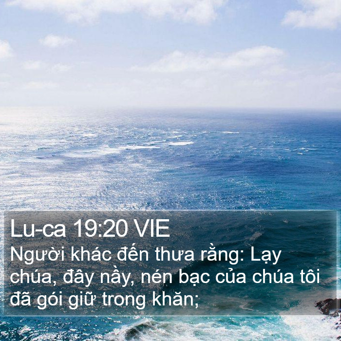 Lu-ca 19:20 VIE Bible Study