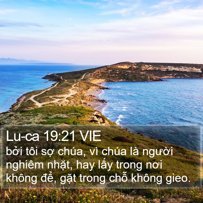 Lu-ca 19:21 VIE Bible Study