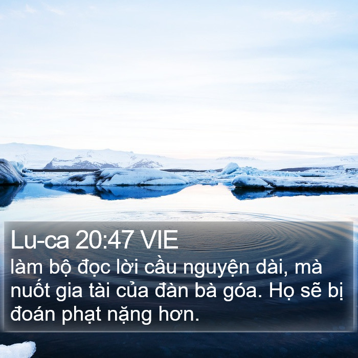 Lu-ca 20:47 VIE Bible Study