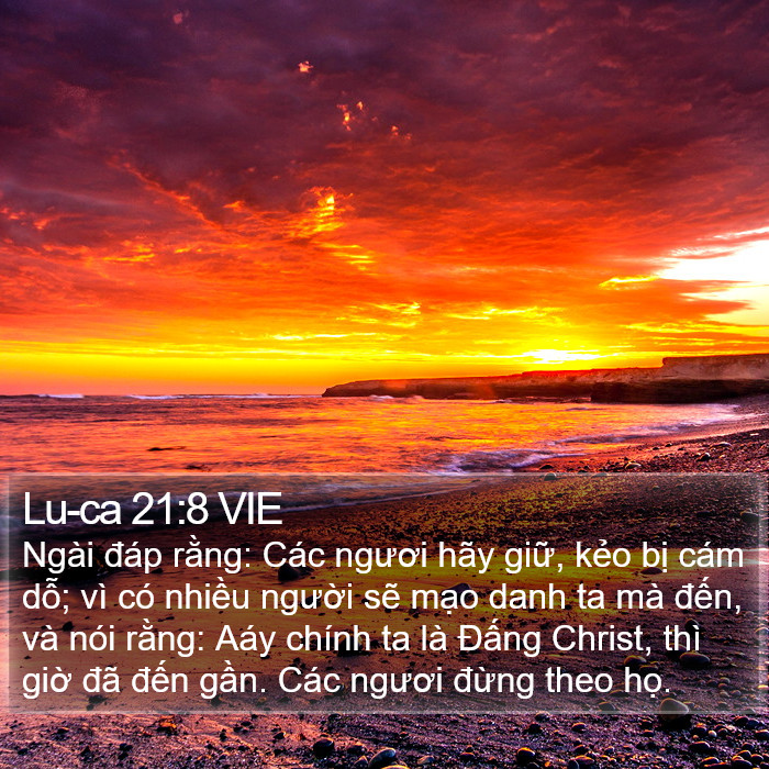 Lu-ca 21:8 VIE Bible Study