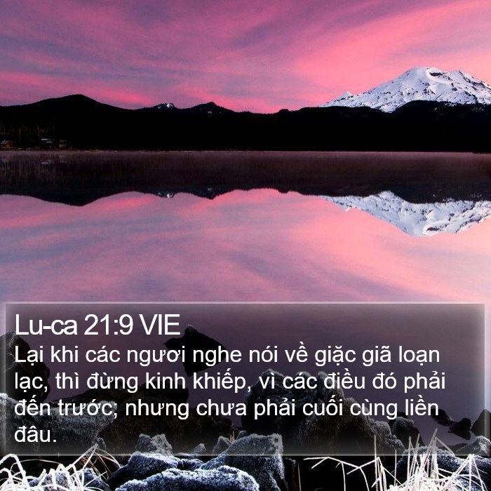 Lu-ca 21:9 VIE Bible Study