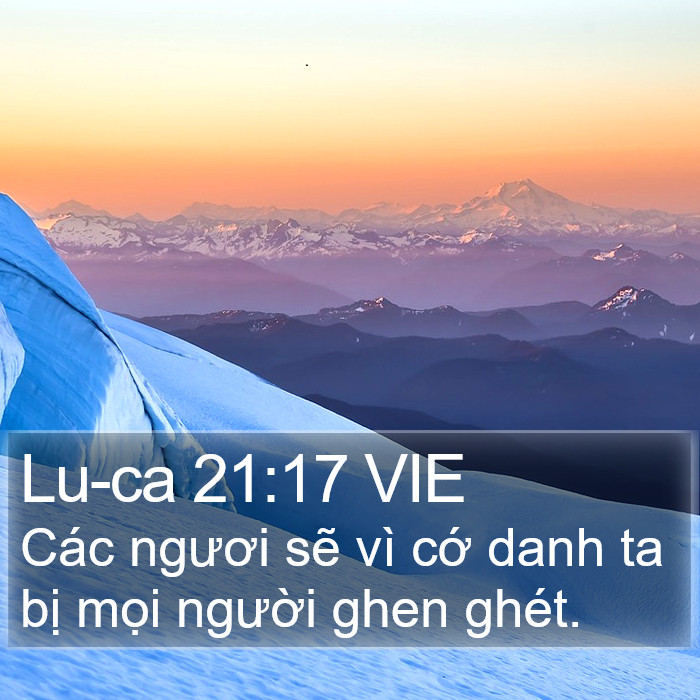 Lu-ca 21:17 VIE Bible Study