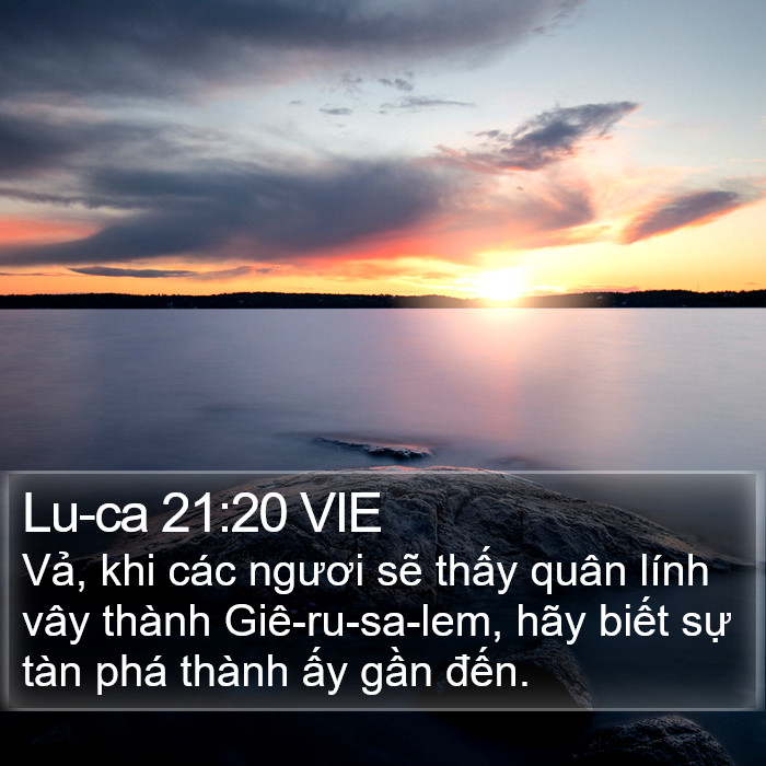 Lu-ca 21:20 VIE Bible Study