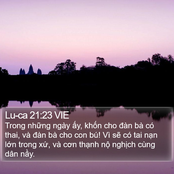 Lu-ca 21:23 VIE Bible Study