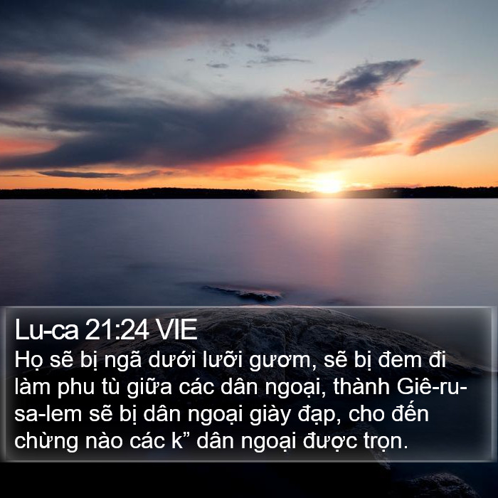 Lu-ca 21:24 VIE Bible Study