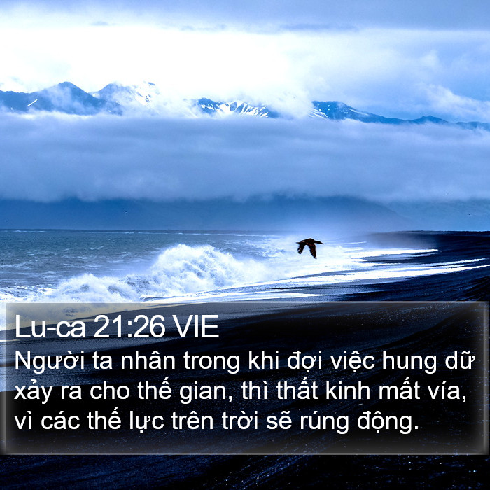 Lu-ca 21:26 VIE Bible Study