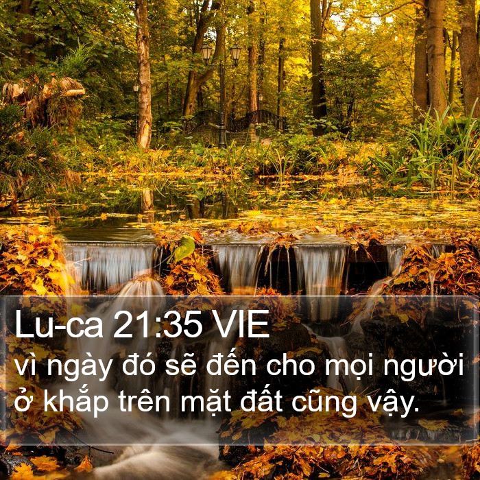 Lu-ca 21:35 VIE Bible Study