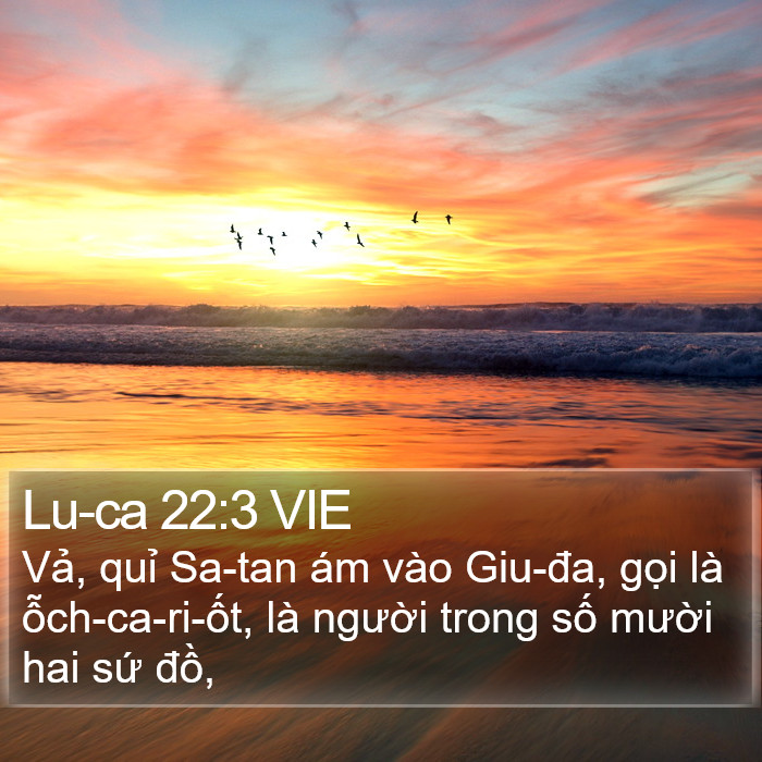 Lu-ca 22:3 VIE Bible Study