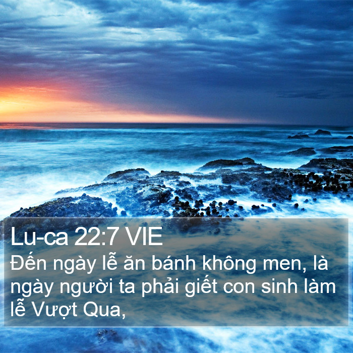 Lu-ca 22:7 VIE Bible Study