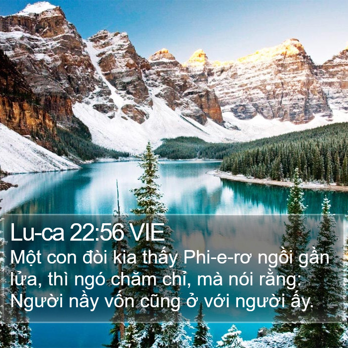Lu-ca 22:56 VIE Bible Study