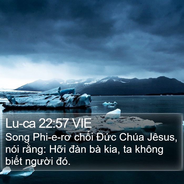 Lu-ca 22:57 VIE Bible Study