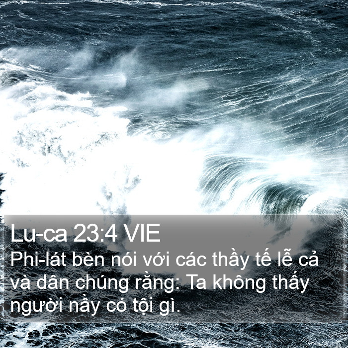 Lu-ca 23:4 VIE Bible Study