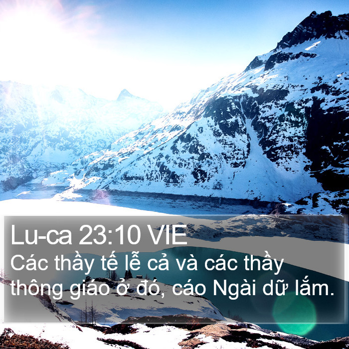 Lu-ca 23:10 VIE Bible Study