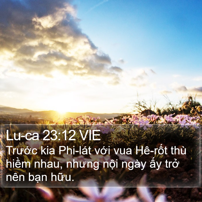 Lu-ca 23:12 VIE Bible Study