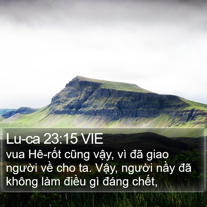 Lu-ca 23:15 VIE Bible Study