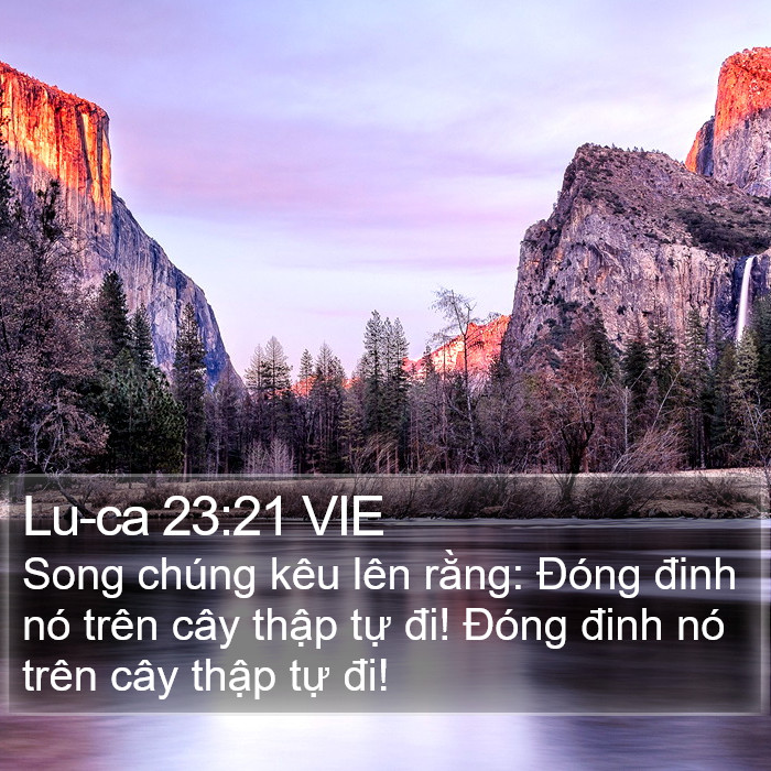 Lu-ca 23:21 VIE Bible Study