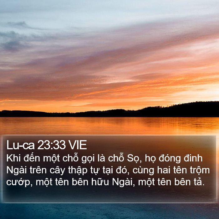 Lu-ca 23:33 VIE Bible Study