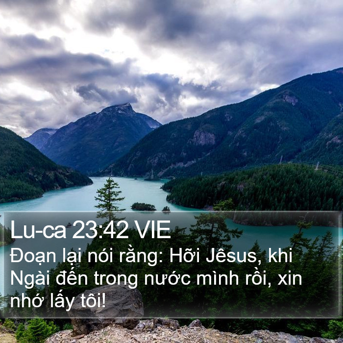 Lu-ca 23:42 VIE Bible Study