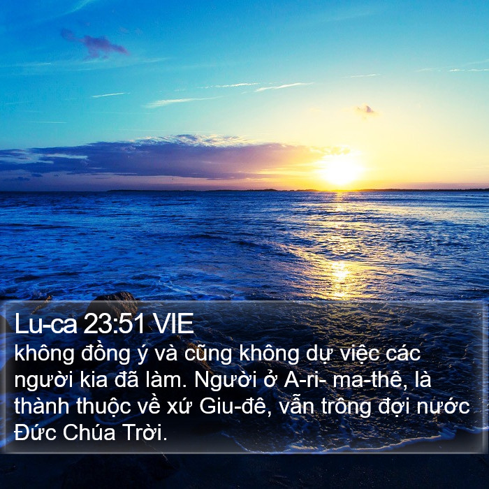 Lu-ca 23:51 VIE Bible Study