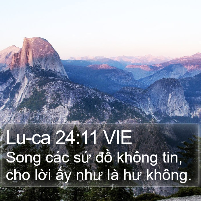 Lu-ca 24:11 VIE Bible Study