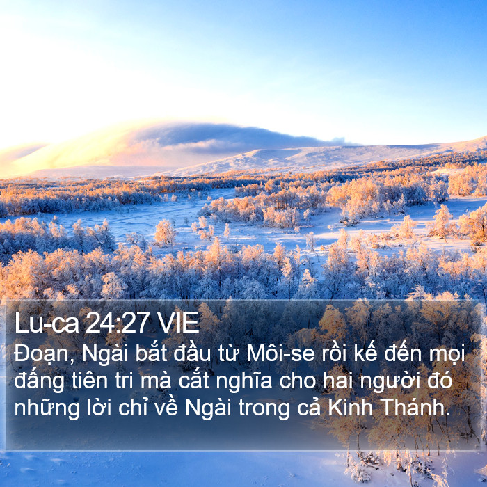 Lu-ca 24:27 VIE Bible Study