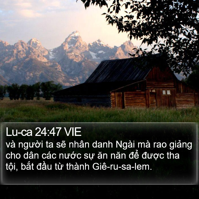 Lu-ca 24:47 VIE Bible Study