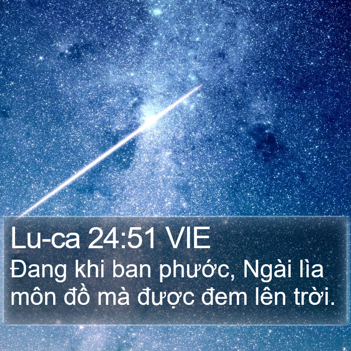 Lu-ca 24:51 VIE Bible Study