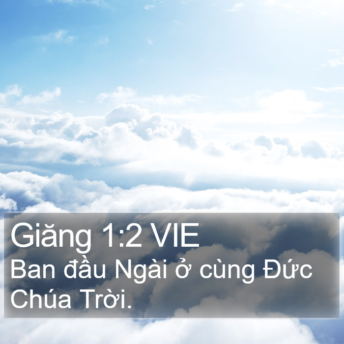 Giăng 1:2 VIE Bible Study