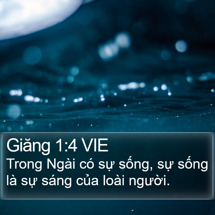 Giăng 1:4 VIE Bible Study