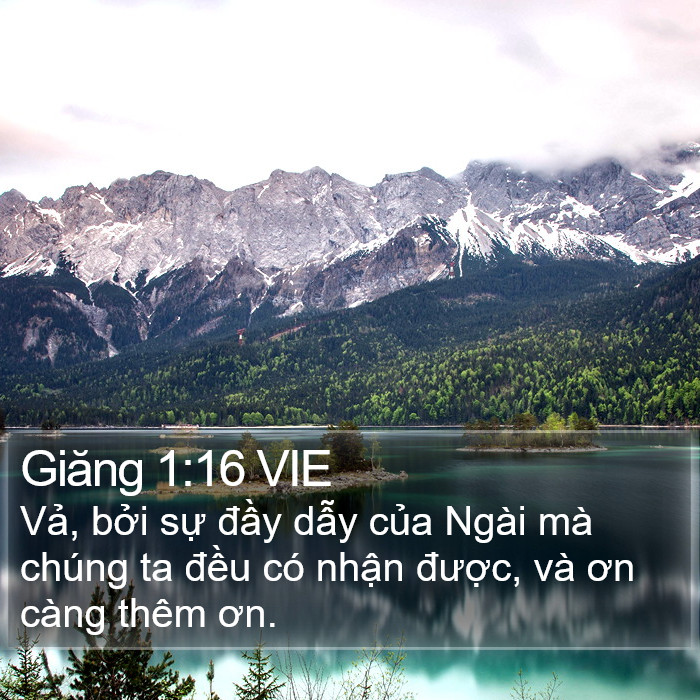 Giăng 1:16 VIE Bible Study