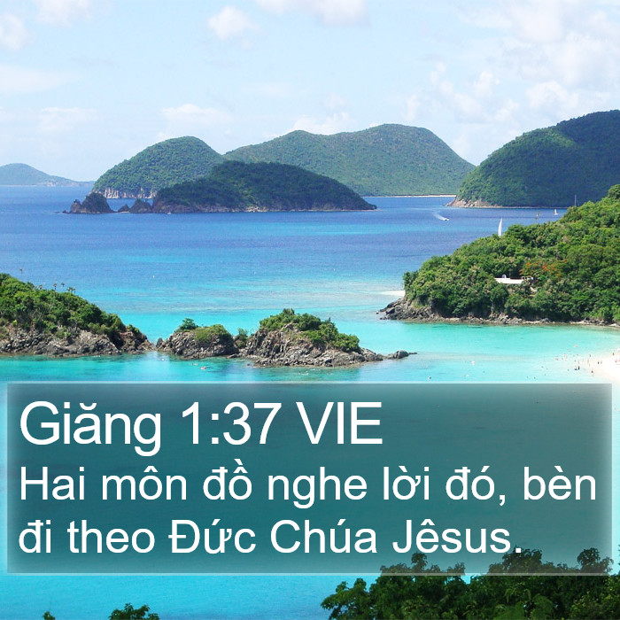 Giăng 1:37 VIE Bible Study