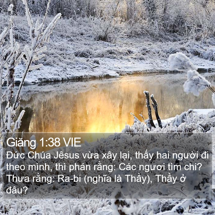 Giăng 1:38 VIE Bible Study