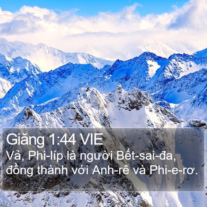 Giăng 1:44 VIE Bible Study