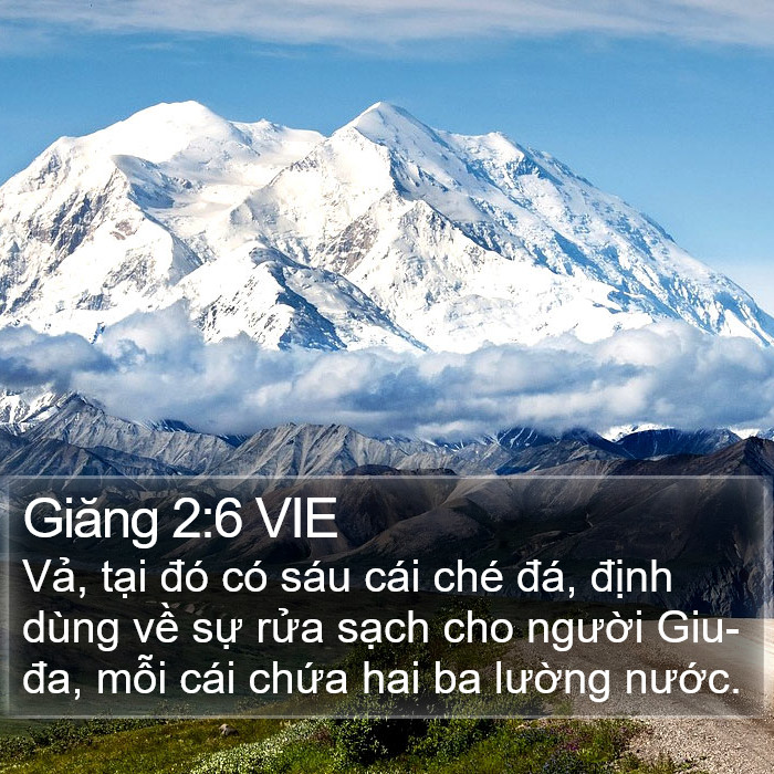 Giăng 2:6 VIE Bible Study