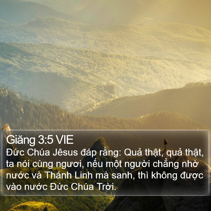 Giăng 3:5 VIE Bible Study