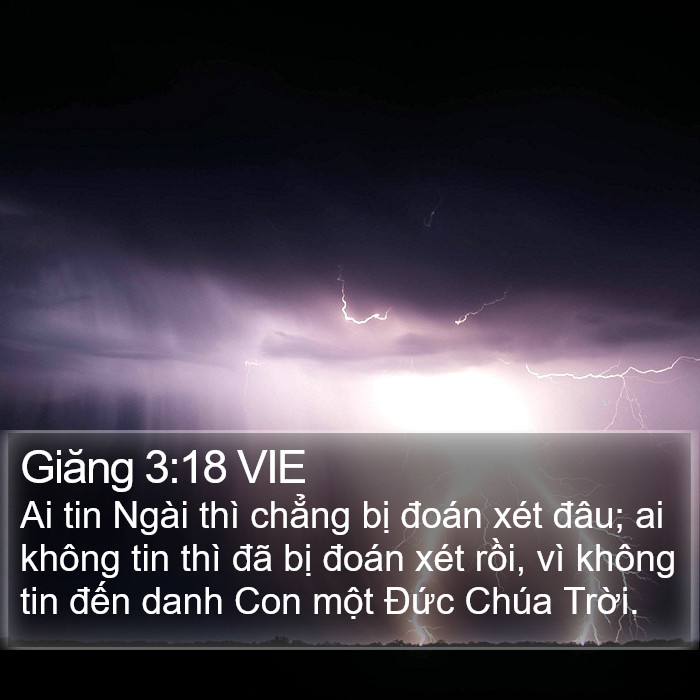 Giăng 3:18 VIE Bible Study