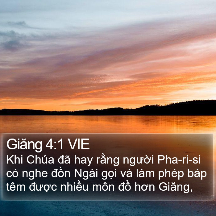 Giăng 4:1 VIE Bible Study