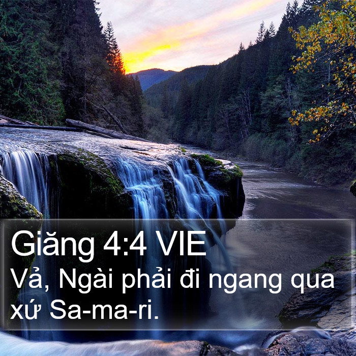 Giăng 4:4 VIE Bible Study