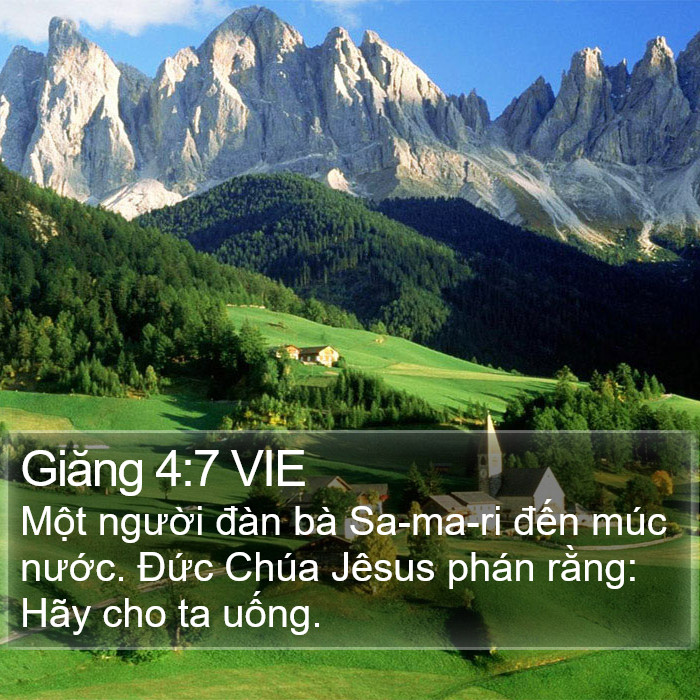 Giăng 4:7 VIE Bible Study