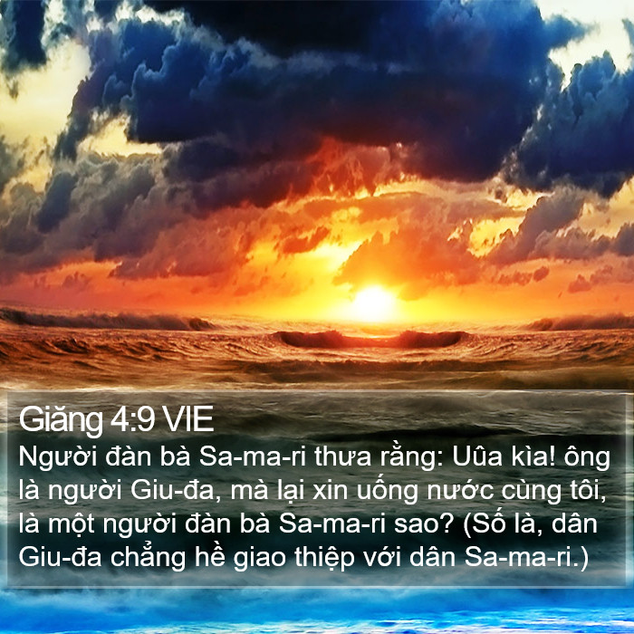 Giăng 4:9 VIE Bible Study