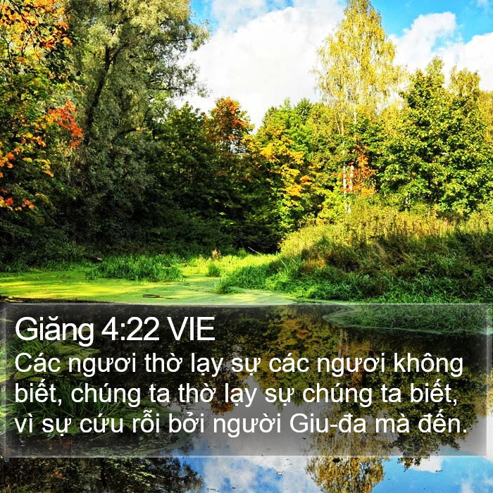 Giăng 4:22 VIE Bible Study