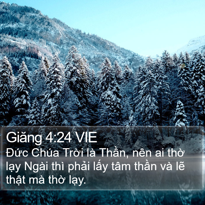 Giăng 4:24 VIE Bible Study