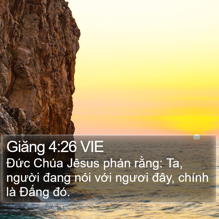 Giăng 4:26 VIE Bible Study