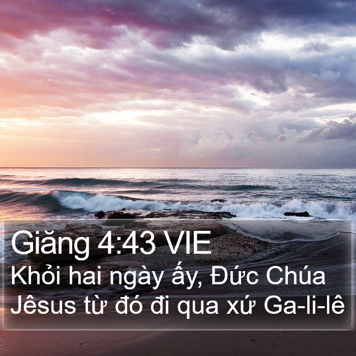 Giăng 4:43 VIE Bible Study